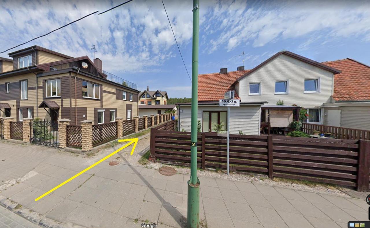 Appartement Prie Juros à Klaipėda Extérieur photo